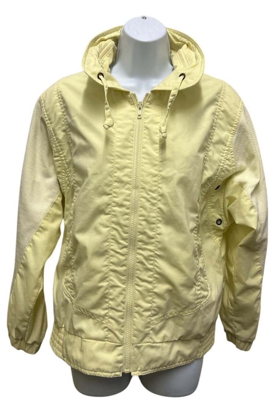 Vintage Robin Ross Yellow Hooded Jacket - Women's Medium